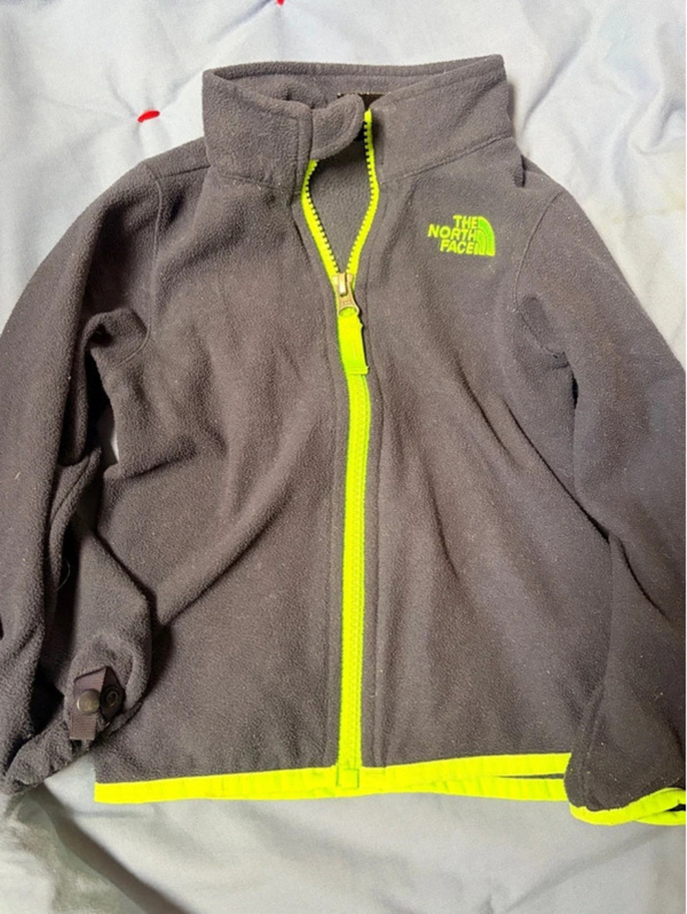 North face boys zip up jacket